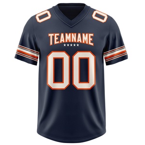 Customized 100% Cotton Knitted Football <b>Tshirts</b> for Men & Youth with Stitched Team Name Number Logo-Breathable - Product Image 6