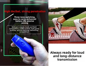 Silbato Electrónico de Árbitro Recargable de 125dB, Silbato de Mano de ABS para Entrenamiento y Partidos de Fútbol y Baloncesto - Product Image 3