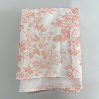 Nappe ronde en polyester à imprimé floral décoratif pour mariage, fête, banquet, événements