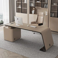 Bureau de direction de luxe pour la maison, mobilier de bureau, table de patron, design exécutif, bureau d'angle moderne pour ordinateur, bureau de direction, bureau de PDG