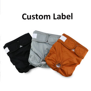 Culotte hygiénique réutilisable <span class=keywords><strong>lavable</strong></span> personnalisée couches pour animaux de compagnie pour chiens femelles grands pantalons physiologiques Shorts mâles chats couches pour animaux de compagnie - Product Image 5