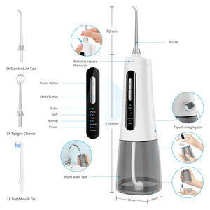 Water pulse Smarbo V580 6 Modi 320ML Wiederauf ladbare tragbare Wasser flosser Schnur lose Zahns pülung Mundwasser strahl Zahn reiniger - Product Image 5