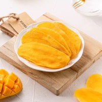Halal Groothandel Exotische Gedroogde Mangoschijfjes 200g Geconserveerd Fruit Casual Snack Natuurlijk Zoet