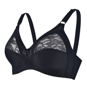 Sujetador Pengsheng Everyday cómodo e inalámbrico para mujer para figura completa, sujetador de talla grande de alta calidad con encaje recortado para mujer - Product Image 1