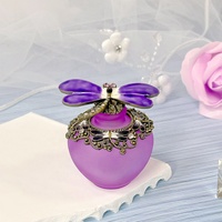 Botol parfum capung logam 40ml #70006, botol isi ulang minyak esensial kaca kosong #