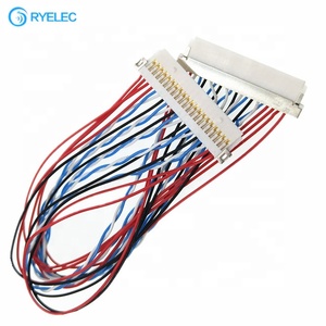 Cable de Conversión LVDS de la Serie DF19 con Espaciado de 1, Personalizado de Fábrica, Arnés de Cableado Hirose de 20 pines DF19-20S-1C a DF19-20S-1C - Product Image 4