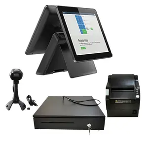 Dokunmatik ekran POS cihazları nakit POS makinesi fiyat akıllı ön ödemeli ödeme sistemi A15