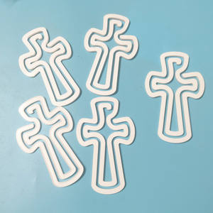 DDP porte à porte expédition aux états-unis Religion Sublimation bricolage blanc acrylique thermique simple face trombone blanc - Product Image 1