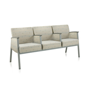Silla de espera Ke Ming KM-DHS10 con reposabrazos para áreas públicas de hospitales - Product Image 3