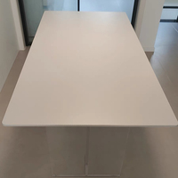 WESOME Factory Acryl Tisch möbel Sinter steinplatte Esstisch Großhandel Commercial Diner Desk