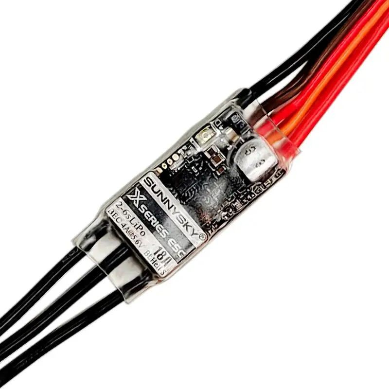 SunnySky X 18A Airplane ESC 2-6S 4A BEC BLHeli_S Program 32Bit 3D 4D F3P for X2204, X2206, X2302- X2305 bushless motor