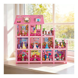 Mini Château Maison de Poupées : Ensemble Créatif pour le Jeu d'Imitation, Jouet Éducatif, Cadeau Idéal - Product Image 2