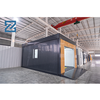 Garage/abri de voiture double en panneaux sandwich d'acier préfabriqués modernes, personnalisé, à faible coût, pour 2 voitures, extérieur
