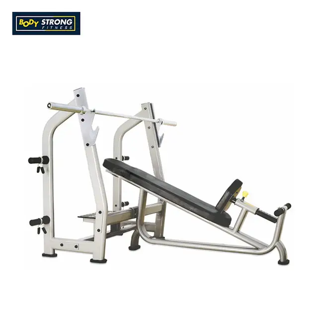 Vücut güçlü tam ticari kullanım spor salonu makineleri eğimli oturak J-025
