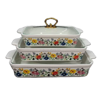 Ensemble de plats de cuisson en céramique modernes pour restaurant, plats rectangulaires de qualité alimentaire pour la restauration