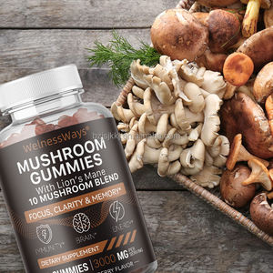 Wennessways วิตามินและแร่ธาตุ Cordyceps แผงคอสิงโตกัมมี่เห็ดมังสวิรัติ - Product Image 6