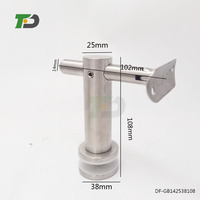 DF Outdoor Aluminium Wand handlauf 304 & 316 Edelstahl für Indoor House Treppen geländer Traditionelles Zubehör Deck Eisen Material