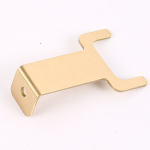 Brass Bracket Nonstandard Copper Part With Hole For Home Use - Product Image 5