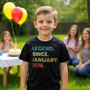 T-shirt Légende depuis janvier 2016 pour son 9e anniversaire - Product Image 3