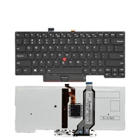 Teclado US/RU para Lenovo ThinkPad X1 Carbon Gen2/3/4/5/6/7/8/9/10/11/12/13 3rd 4/5/6/7/8/9/10/11/12/13th con retroiluminación