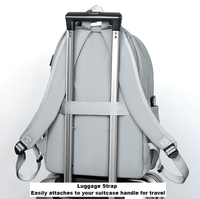 Sac à dos léger grande capacité pour ordinateur portable avec port USB, étanche, durable, souple, décontracté, idéal pour l'école et les voyages, compatible avec les ordinateurs 14 pouces - Offre Spéciale