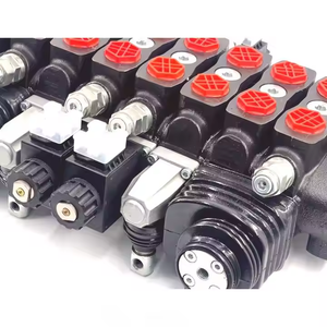 วาล์วควบคุมทิศทางไฮดรอลิกแบบแยกส่วน SD8 8 สปูล สำหรับอุปกรณ์อุตสาหกรรม - Product Image 4