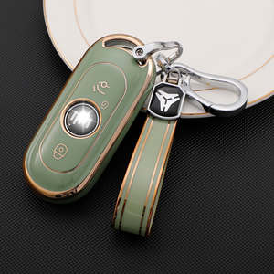 Cao Cấp Mềm TPU Chìa Khóa Xe Trường Hợp Bìa Shell Đối Với WM Weltmeister Ex5 Pro E5 <span class=keywords><strong>W6</strong></span> Ace Ex6 Cộng Với Ex5Z Vòng Chìa Khóa Keychain Túi Phụ Kiện - Product Image 5