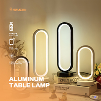 Bureau LED moderne chevet blanc chaud lumière aluminium métal alimenté par batterie option enfichable protection des yeux pour chambre bébé alimentation