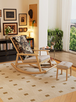 Fauteuil boule moderne du milieu du siècle, structure en bois d'hévéa, coussin en lin, tissu écologique, fauteuil inclinable, mobilier de maison, salon, pieds en métal