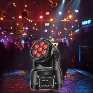 Led Đèn sân khấu cho DJ Disco Đảng 7x10 Wát Mini DMX512 di chuyển đầu RGBW tường rửa cho khách sạn quán bar và các sự kiện trực tiếp - Product Image 4