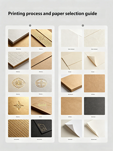 Porte-documents en carton fantaisie, imprimé sur mesure, écologique, imperméable et résistant à l'huile, avec <span class=keywords><strong>pochette</strong></span> et emplacement pour cartes de visite - Product Image 5