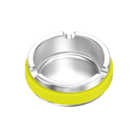 Support en aluminium de haute qualité, moderne, décoratif pour l'extérieur, en métal, antidérapant, porte-cendrier pour cigares avec silicone pour voitures
