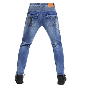 Jeans de <span class=keywords><strong>moto</strong></span> pour <span class=keywords><strong>homme</strong></span>, fabriqués directement en usine, course, Kevlar, anti-chute, haute élasticité, <span class=keywords><strong>pantalon</strong></span> décontracté d'été - Product Image 4