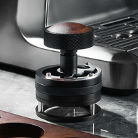 BANLEE Outil WDT rotatif pour expresso à 10 aiguilles, 51/53/58 mm, distributeur magnétique de café avec aiguilles en acier inoxydable de 0,4 mm
