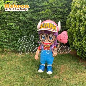 Figura de Anime Japonés Grande en Venta, Figura de Arale de Anime, Escultura de Resina, Estatua de Anime Femenina - Product Image 1