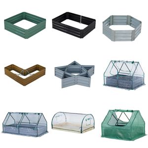 <span class=keywords><strong>Mini</strong></span> <span class=keywords><strong>serre</strong></span> en polycarbonate <span class=keywords><strong>avec</strong></span> 4 couvercles en aluminium pour plantes de jardin - Product Image 3