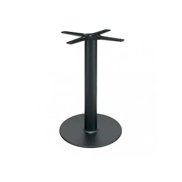 Base de mesa redonda para café e restaurante, suporte de mesa preto para pernas/base de ferro fundido