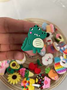 2025 New Wholesale Cute Little Sober PVC Clog Charm Shoe Charms <b>DIY</b> <b>Accessories</b> 30 Sets Opp <b>Bag</b> Packaging - Product Image 4