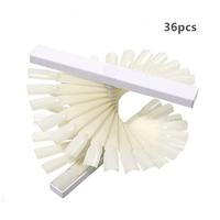 Nuancier de vernis à ongles en métal avec 50/60 faux ongles longs en forme de stiletto, carte de présentation de couleurs pour salon de manucure