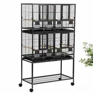 Jaula de Esquina Anticorrosión para Loros, Nueva Jaula de Lujo Premium para Pájaros, Jaula Económica para Canarios, Jaulas de Cría para Aves - Product Image 2