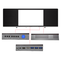 AWSTOUCH Tableau blanc interactif tactile Nano 86 pouces/75 pouces 4K pour les conférences et l'enseignement en classe