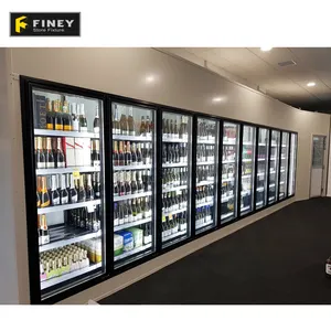 China Supplier Directly Selling High Quality Factory Price Stylish Wine store Glass Cabinet Display