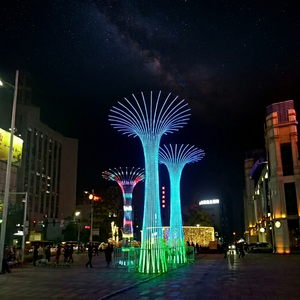 3d Led Tower Outdoor Decorative <b>Lights</b> For Christmas Park Landscape And Festival Illumination - Product Image 1