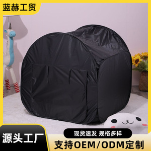 Black Outdoor <b>Children's</b> <b>Playhouse</b> Oxford Cloth Foldable Portable Quick Opening Tent For 3 8 Years Old Kids - Product Image 5