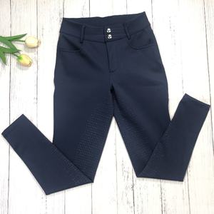 Компрессионная ткань, женские конные леггинсы, лосины для верховой езды, Jodhpurs, силиконовые противоскользящие штаны для верховой езды - Product Image 5