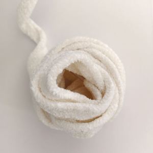 เชือกผูกรองเท้าสีขาวฟูฟ่องขนาด 12 มม. น่ารัก น่าเอ็นดู - Product Image 3