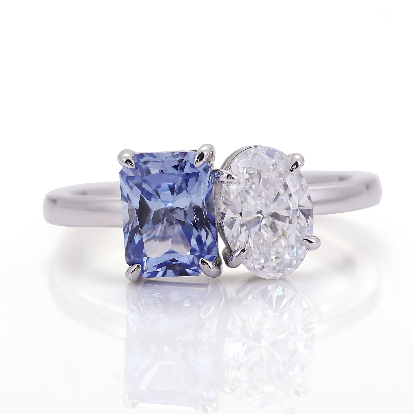 แหวนเพชรแล็บทองแท้ 18k