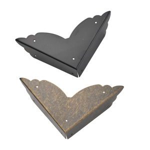 Furniture <b>Corner</b> <b>Protector</b> 70mm Carbon Steel Bronze Black Anti-Scratch For Wooden Box - Product Image 5