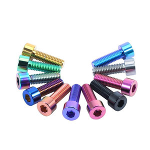 Titan hợp kim đầu lục giác ổ cắm xe máy sửa đổi vít <span class=keywords><strong>Bolt</strong></span> M5 M6 M8 chân không đầy màu sắc TC4 loạt các kích cỡ - Product Image 2