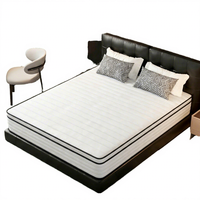 Matelas en mousse compressé de fermeté moyenne, écologique, tailles Queen et King, pour chambre à coucher et hôtel, vente en gros usine